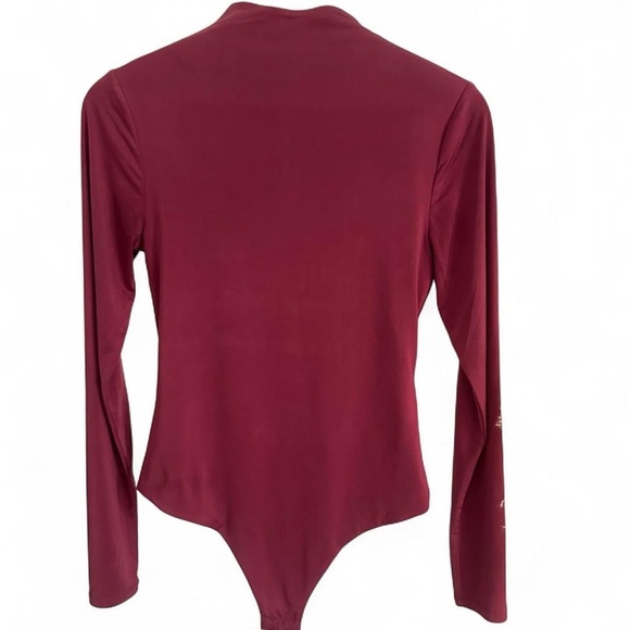 Lovers + Friends Revolve Mock Neck Bodysuit Long Sleeves - Picture 2 of 5